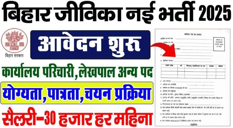 Bihar Jeevika Office Boy Vacancy 2025