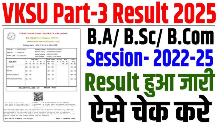 VKSU Part 3 Result 2022-25